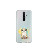 Redmi Note 8 Pro ile Uyumlu Splash Mirket Tasarımlı Şeffaf Silikon Kılıf