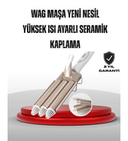 Ayarlanabilir Isı Ayarıyla Profesyonel Bukle Maşası – Hızlı ve Nazik Şekillendirme