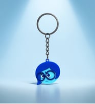 Ters Yüz (Inside Out) Üzüntü Anahtarlık