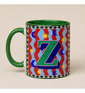 Z Harf Kupa Bardak