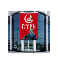 Bozkurt Hilal ve Alparslan Türkeş 140gr Premium Raşel Kumaş Bayrak 4x6 Metre
