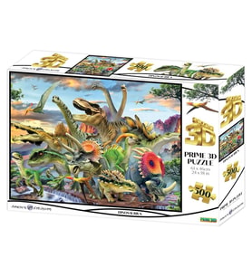 Prime 3D - Dinozorlar 500 Parça Yetişkin Puzzle 10353