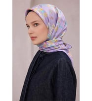 50 Belli Twill İpek Eşarp 4210D