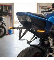Bajaj Pulsar Ns200  Uyumlu Katlanır Plakalık Takımı (Kayar Led Sinyalli)