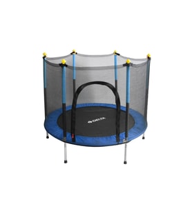 Delta Güvenlik Korumalı Fileli 140 Cm Özel Fermuar Güven Konforlu Çocuk Trampolini 55 İnç Trambolin
