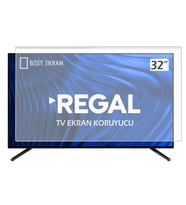 Regal 32R4011H Tv Ekran Koruyucu - REGAL 32" inç Kırılmaz Tv Ekran Koruyucu Camı