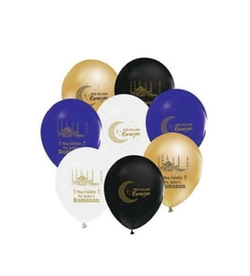 Hoş Geldin Ya Şehri Ramazan Latex Balon 10 Adet