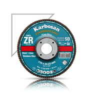 Karbosan 180x22x80 Kum Flap Disk ZR - Karbosan 983945