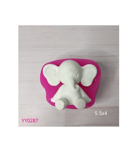 YY0287 Oturan Fil Silikon Kalıp