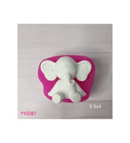 YY0287 Oturan Fil Silikon Kalıp