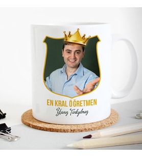 Kişiye Özel En Kral Öğretmen Kupa Bardağı