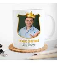 Kişiye Özel En Kral Öğretmen Kupa Bardağı