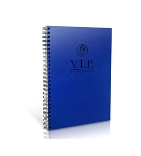 Gıpta Vip Spiralli Deri Kapak Defter 17x24 Kareli 1083