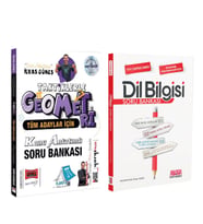 Yargı Tüm Adaylar İçin Taktiklerle Geometri ve AKM Dil Bilgisi Soru Bankası Seti 2 Kitap