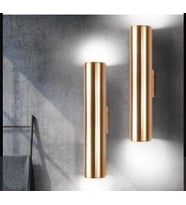 MYLİGHTS  PARLAK GOLD PARLAK ALTIN  LED ÇİFT YÖN  LED APLİK   AMPUL DAHİLİDİR  TEK FİYATI (Siyah)