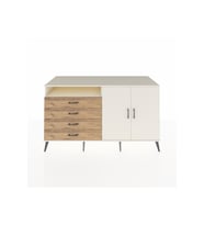 Kronos Konsol 3 Raflı 4 Çekmeceli 2 Kapaklı 176x59x99 Aytaşı-Aytaşı/Çam