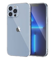 Ally Space iPhone 13 Pro 6.1inç Kamera Korumalı Premium Silikon Şeffaf Kılıf