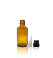 50 Cc Içten Damlalıklı Amber Şişe - 30 Adet
