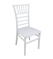 Mandella Silver Sandalye Tifany Beyaz
