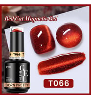 BORN PRETTY 15ml Hema Free Red Cat Magnetic Kalıcı oje T66 (60219)