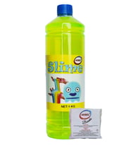 Akbel şaka hamuru slime fosforlu yeşil 1 kg + boraks