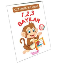 123 Sayılar (Çizerim-Silerim) - Kalem Hediyeli