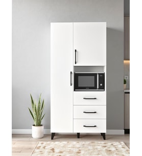 Kuzeylife Elite Beyaz Mutfak Dolabı