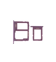 Samsung Galaxy J6 J600 Sim Yuvası Sim Kart Tepsisi Violet