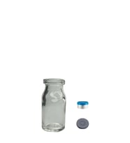 8ml  penisilin şişesi aşı kapak, 24 adet, flipoff kapak, şeffaf şişe, medikal şişe