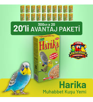 Harika Muhabbet Kuşu Yemi - 20 Adet