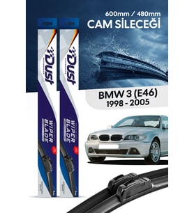 BMW E46 Silecek Takımı 1998-2005 Uyumlu 600MM/480MM