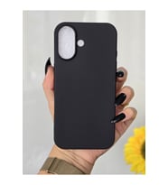 Iphone 16 Uyumlu İçi Kadife Lansman Siyah Telefon Kılıfı