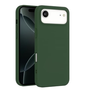 Coverzone iPhone 17 Air ?le Uyumlu K?l?f Z-Mara Lansman Vieri Tam Koruma Arka Kapak Kamera Koruma �?k?nt?l? P�r�zs�z Y�zey Ye?il