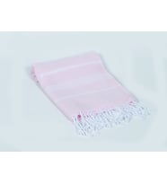 Sultan Peştemal (Açık Pembe) %100 Pamuk 90*180cm. Banyo Havlusu, Plaj Havlusu