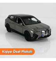Bmw İX Metal Oyuncak Araba - 1:36 Ölçek Kişiye Özel Plakalı