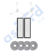 XİAOMİ S10+ , S20+ , X10+ , X20+ Uyumlu 2 Yan Fırça 2 Filtre 4 Mop PKT-iasgf0000820