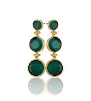 Kadir Jewellery 22 Ayar Altın Kaplama Vintage Küpe -El İşçiliği Ve Hipoalerjenik Küpe