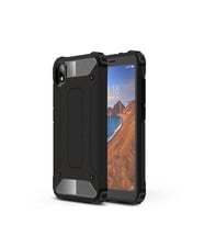 Xiaomi Redmi 7A Kılıf Armor Hybrid Zırh Silikon (Siyah)