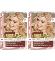 L'Oréal Paris Excellence Creme Nude Renkler Saç Boyası - 10U Nude Sarı (2 Paketi)