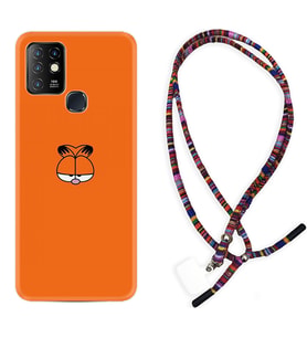 INFINIX Hot 8 9 10 11S Hot 10 Play 10T Kılıf Boyun Asklı Rasta Silikon Garfi 1733