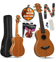 Fourtune Sydra UKC-23M Concert Ukulele Maun Ağacı Profesyonel Ukulele Seti