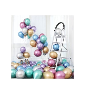 30 Lu Metalik Karışık Balon