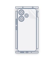 SChitec Redmi Note 13R Uyumlu Fullbody Arka Kaplama Hidrojel Koruyucu Film