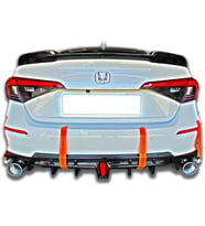 Honda Civic FE1 2022 2023 Yeni Model Arka Ek Mat Siyah Plastik