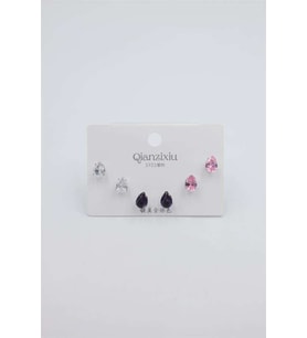 Çoklu Set Küpe - Gümüş