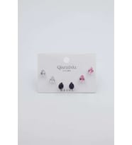 Çoklu Set Küpe - Gümüş