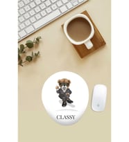 Classy Teddy Desenli Bilek Destekli Mouse Pad