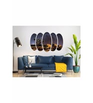 ÇÖL KAKTÜS YILDIZLAR MDF TABLO-3272