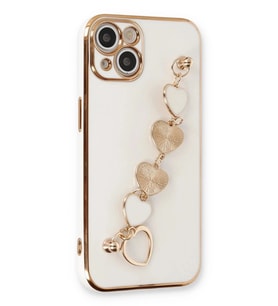 Durukar® iPhone 14 Plus Kılıf Esila Silikon - Beyaz