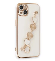 Durukar® iPhone 14 Plus Kılıf Esila Silikon - Beyaz
